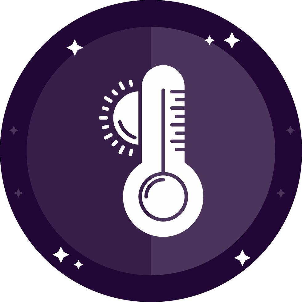 Weather Solid badges Icon vector