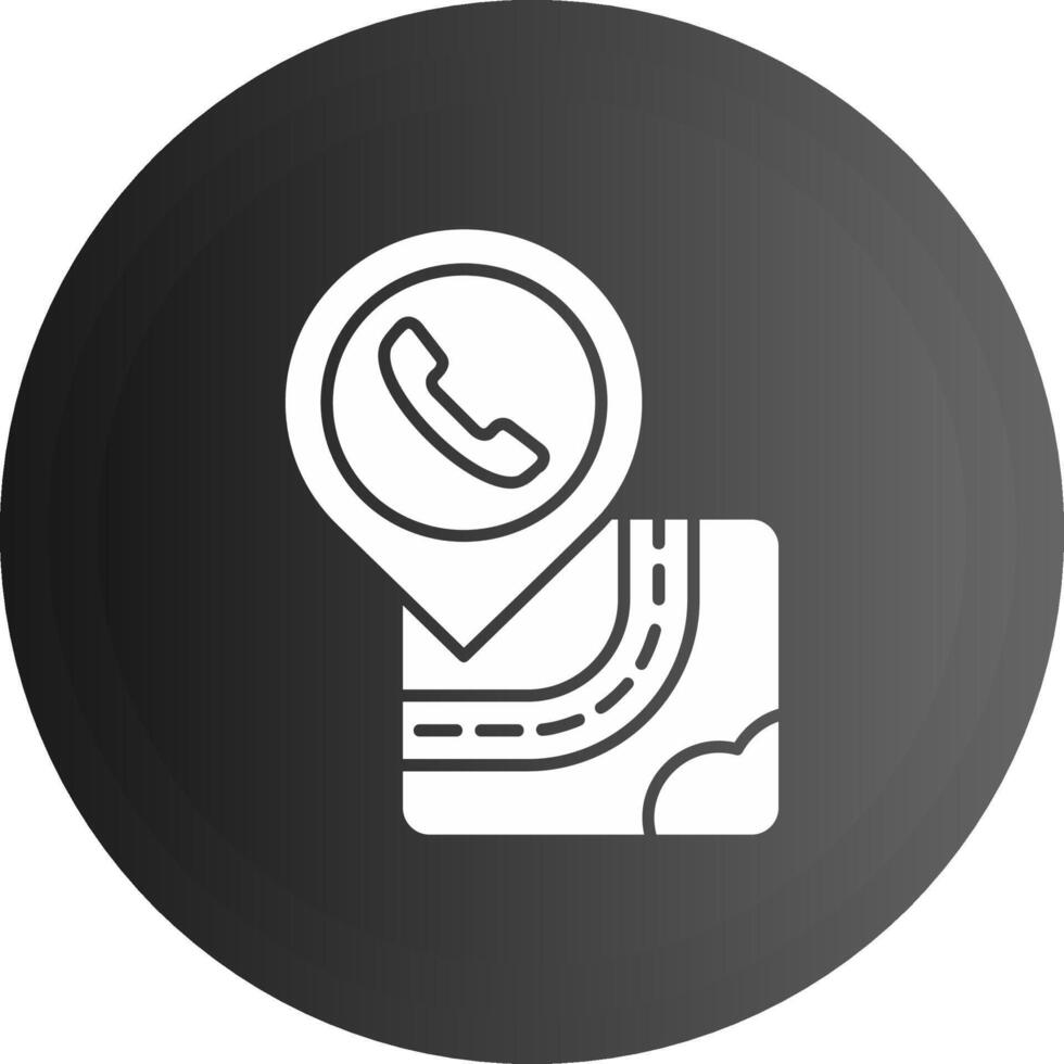 Help center Solid black Icon vector