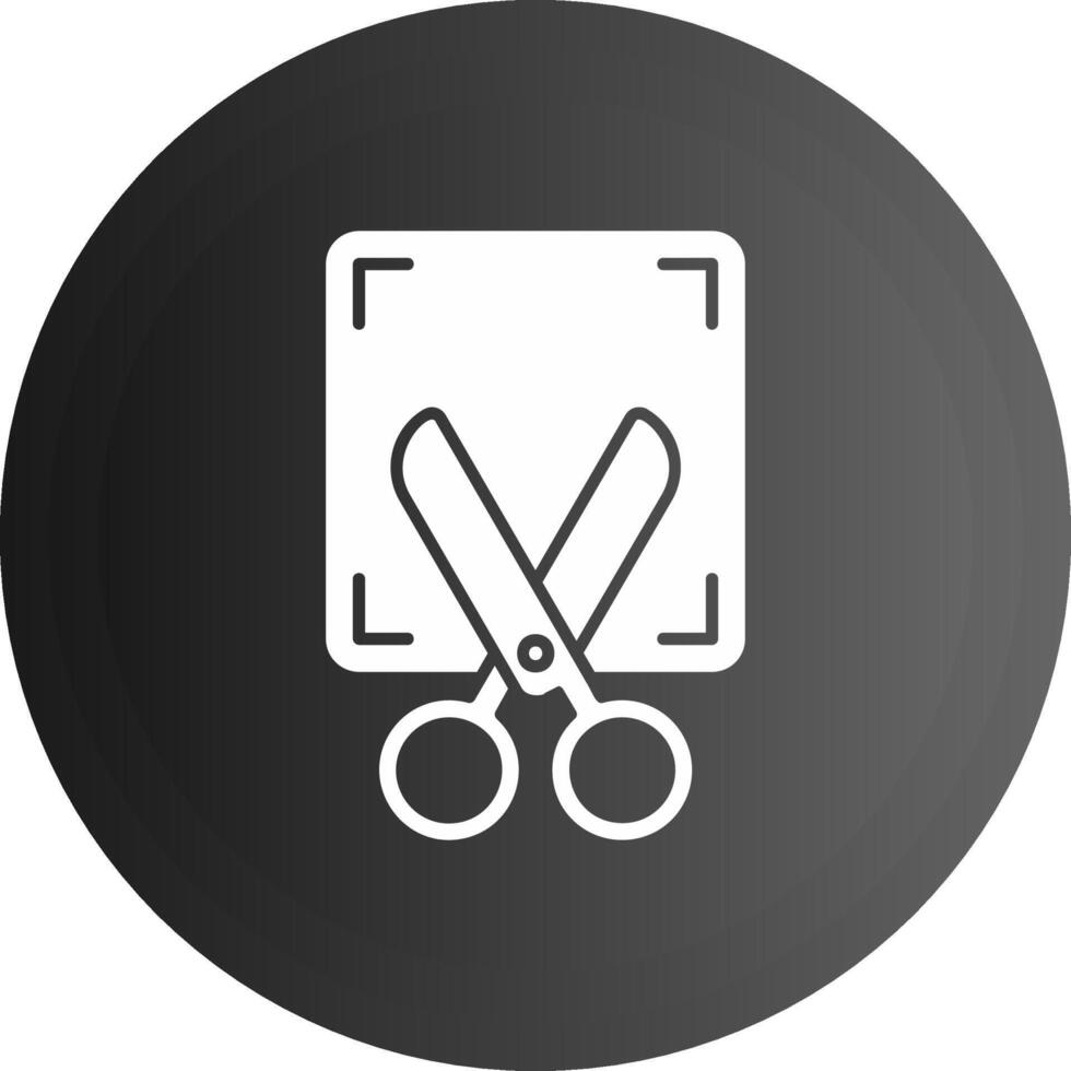 Screenshot Solid black Icon vector