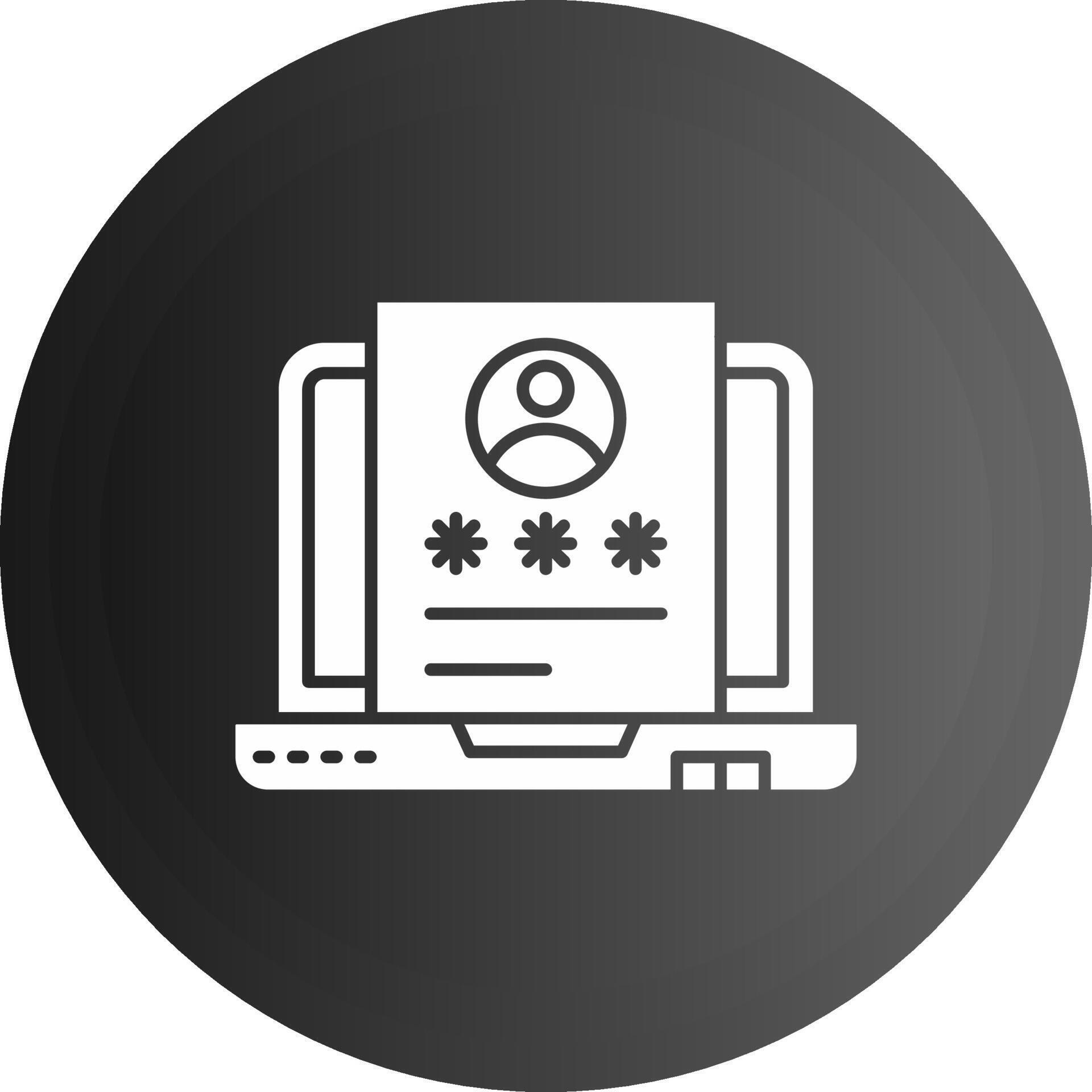 Identification Solid black Icon 38542455 Vector Art at Vecteezy