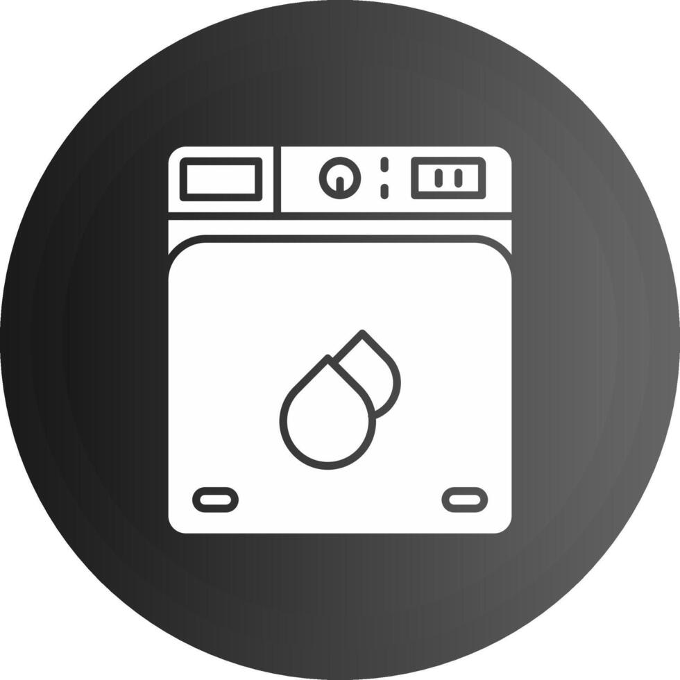 Laundry Solid black Icon vector