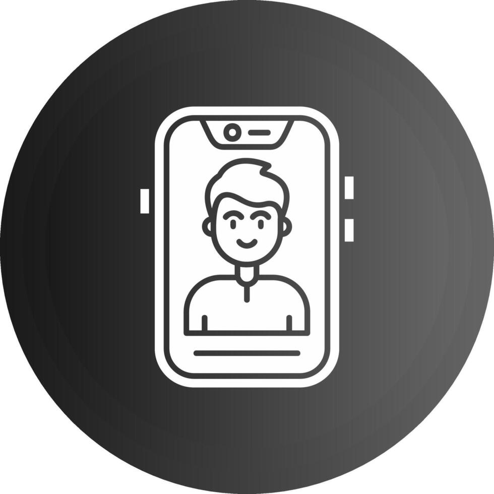 User Solid black Icon vector