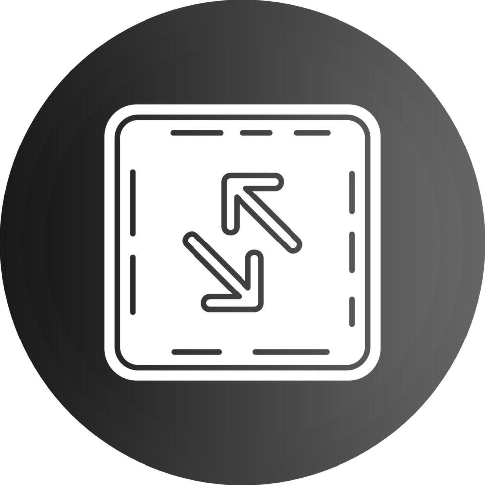 Swap Solid black Icon vector