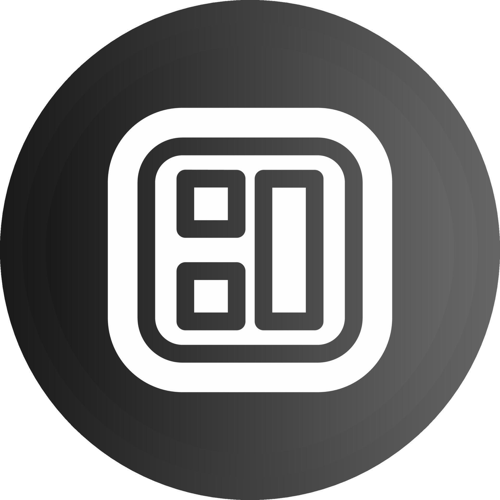 Layout Solid black Icon 38543615 Vector Art at Vecteezy