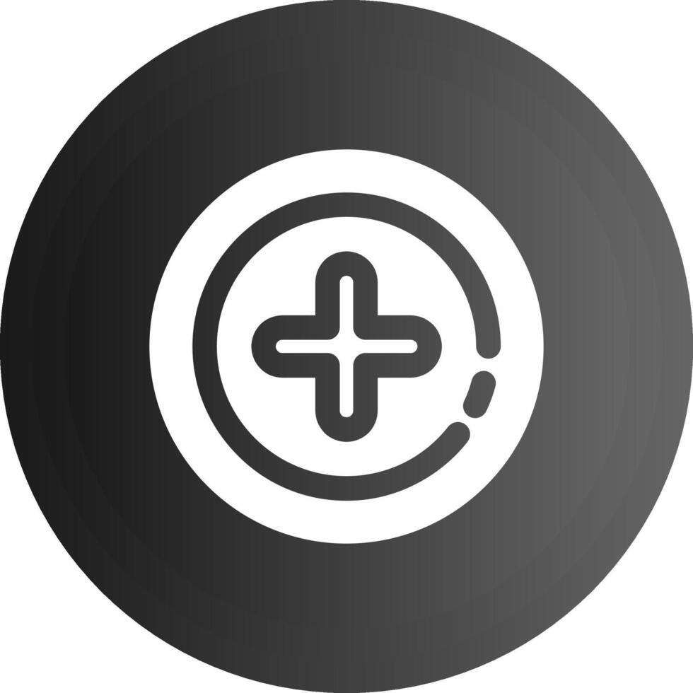 Add 2 Solid black Icon vector