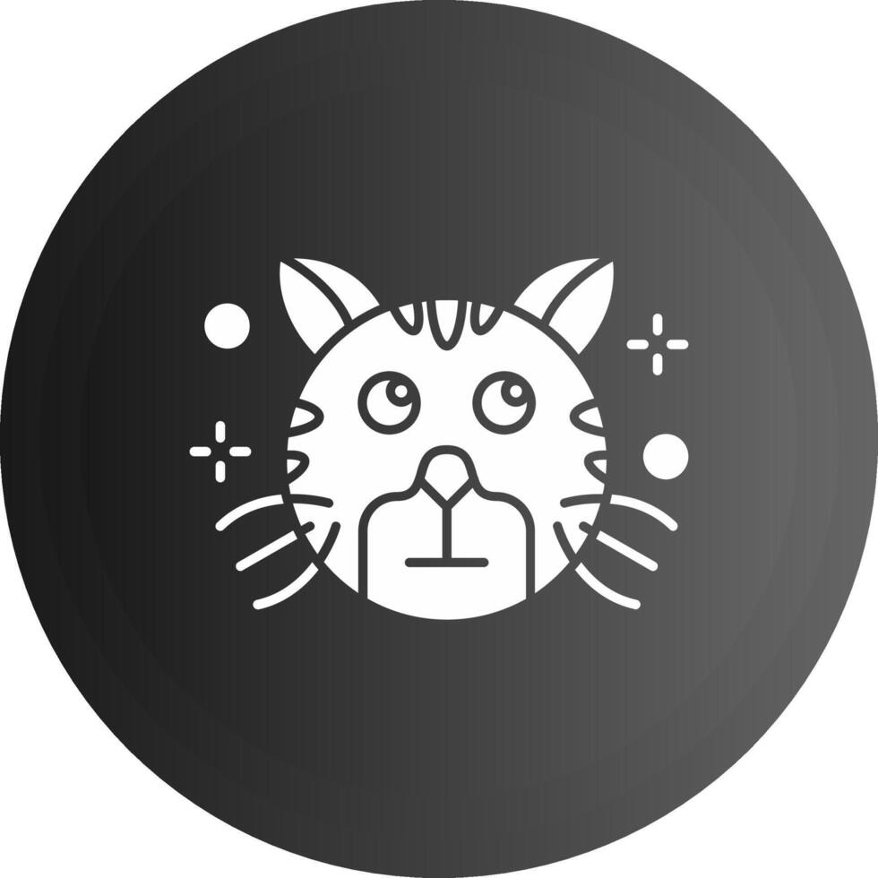 Rolling eyes Solid black Icon vector
