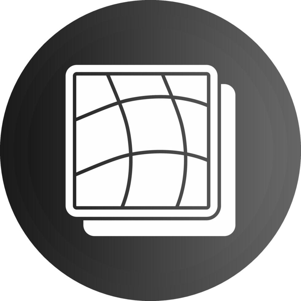 Warp Solid black Icon vector