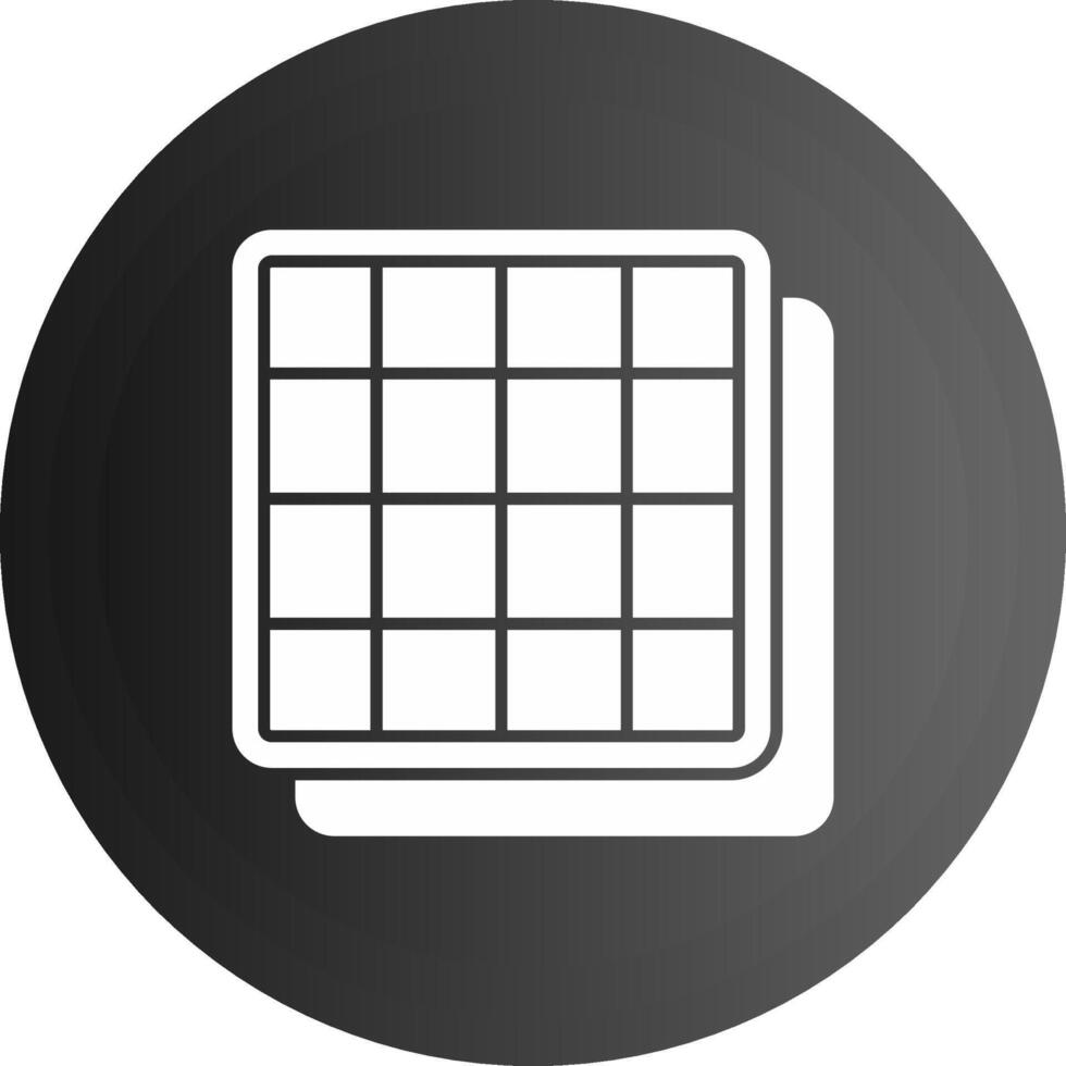 Grid Solid black Icon vector