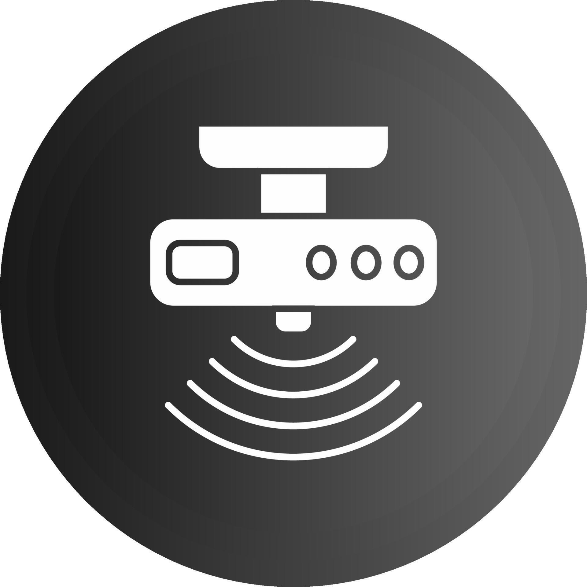 Motion sensor Solid black Icon 38544274 Vector Art at Vecteezy