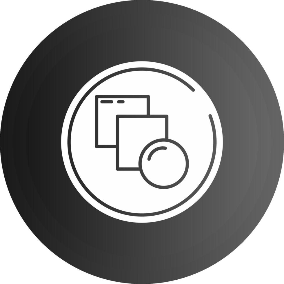 Blend Solid black Icon vector