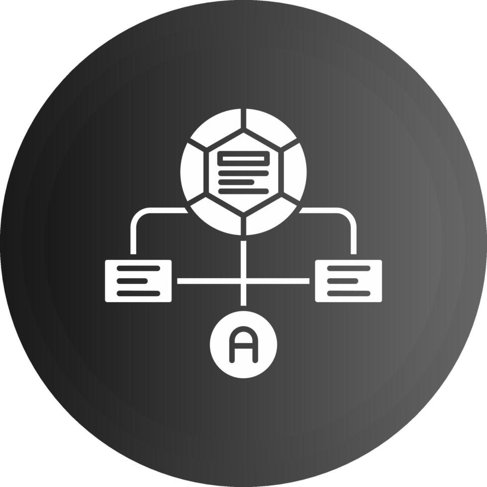 Workflow Solid black Icon vector