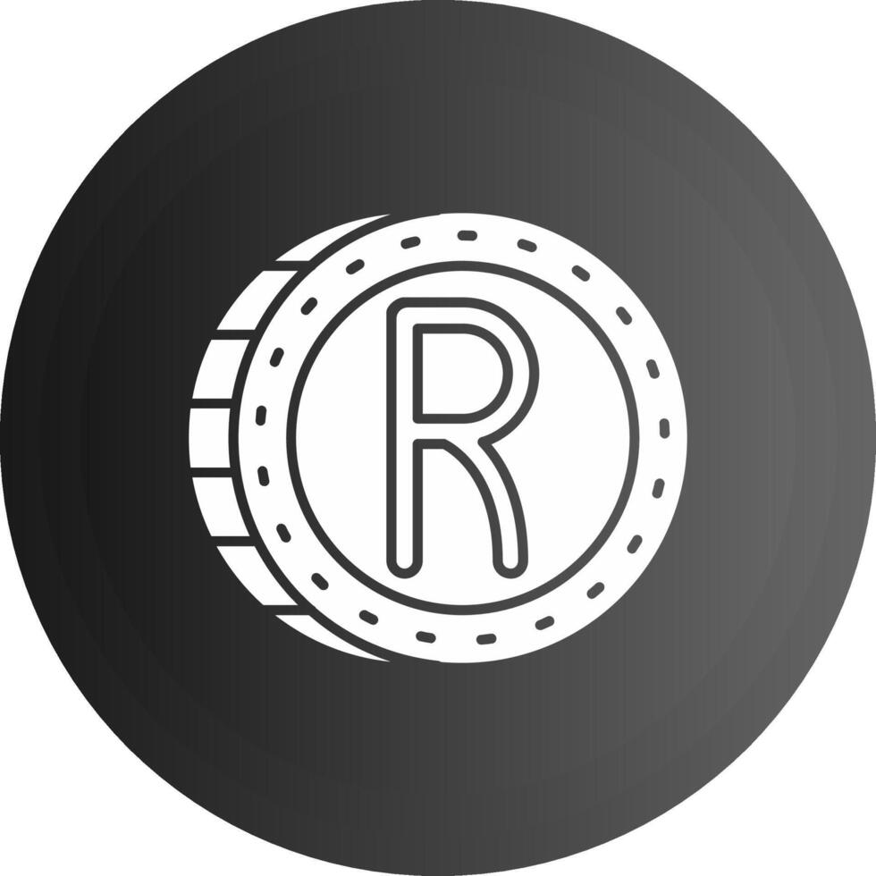 Rand Solid black Icon vector