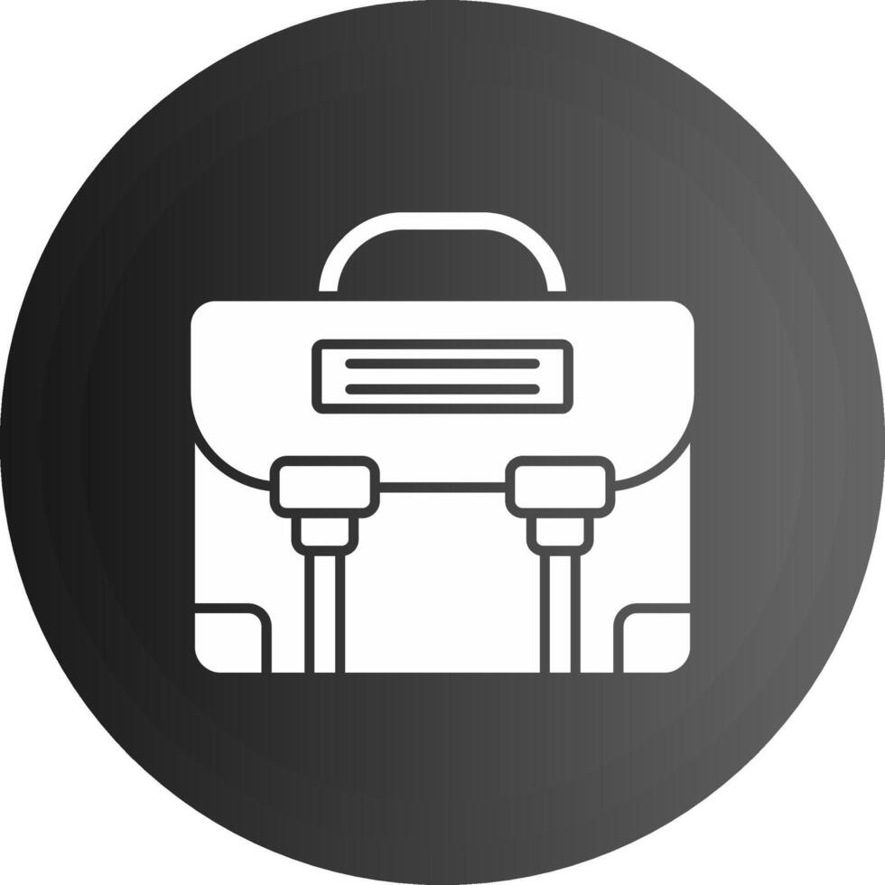 Briefcase Solid black Icon vector