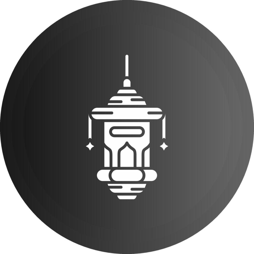 Oil lamp Solid black Icon vector