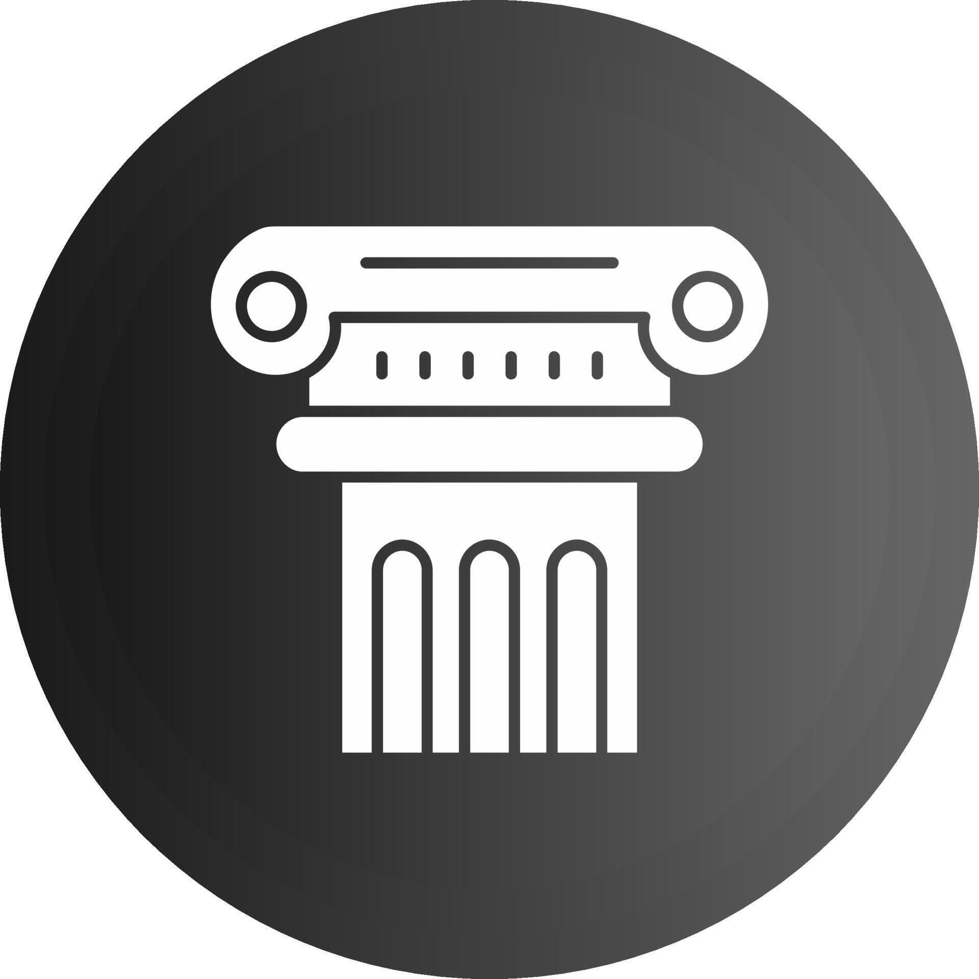 Column Solid black Icon 38545025 Vector Art at Vecteezy