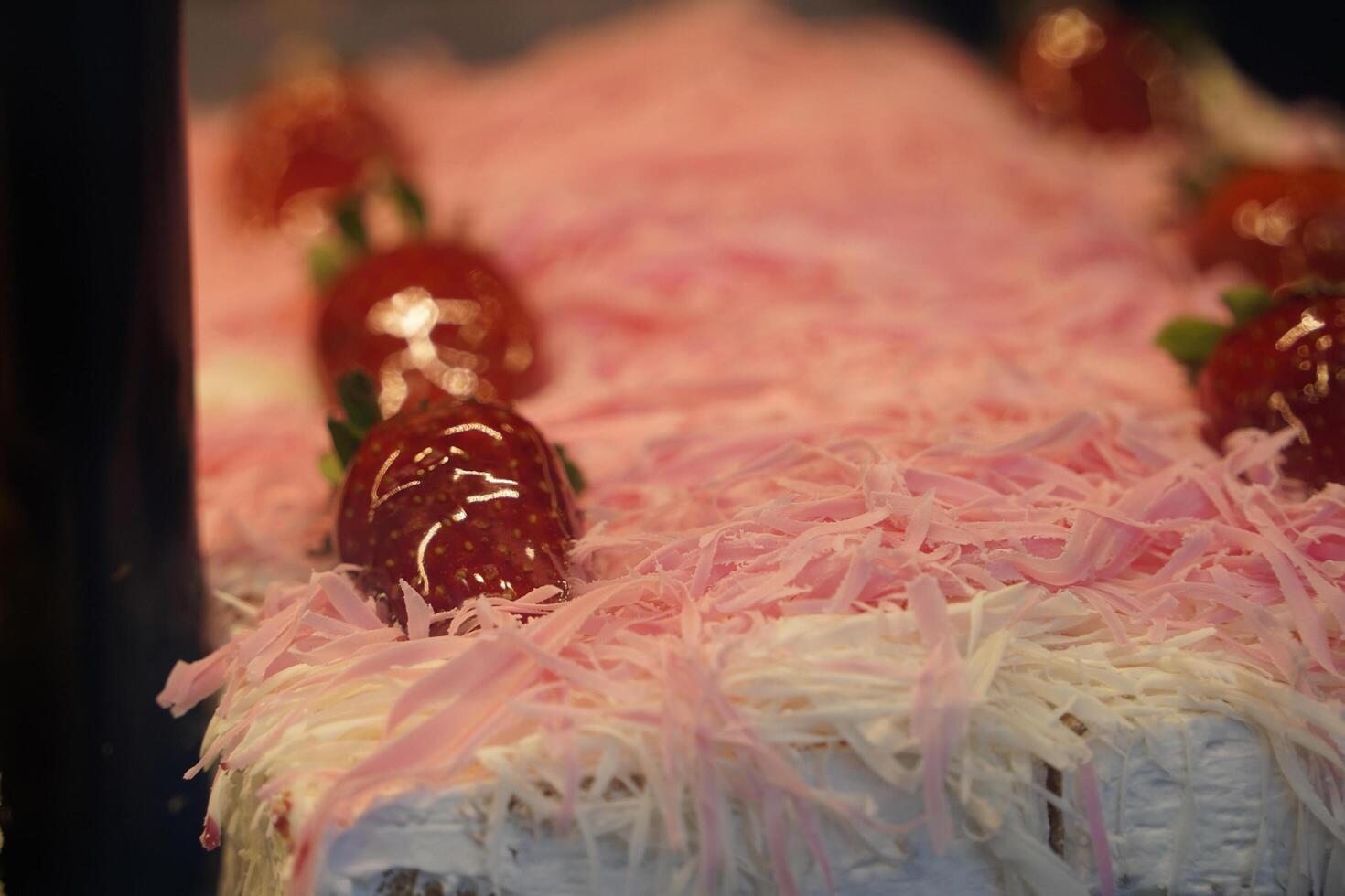 Traditional Turkish sweet pastry cuisine in restaurant photo