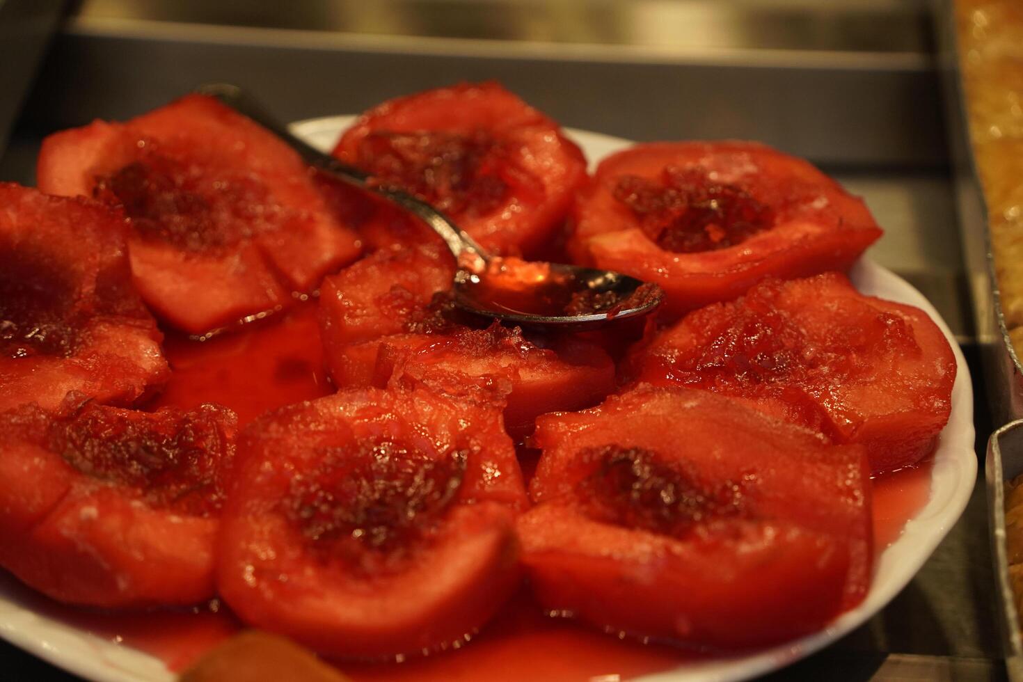 quince Turkish Traditional Ottoman Candy sweet photo