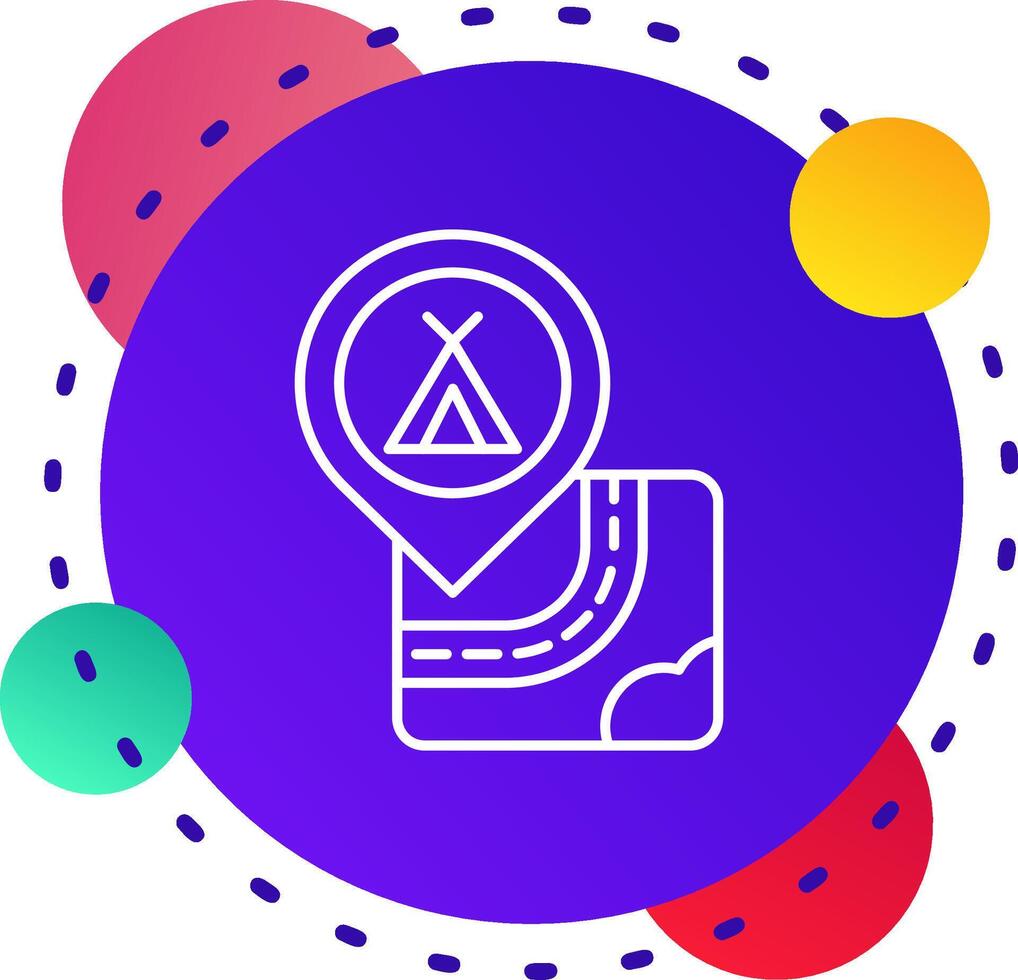 Caming Abstrat BG Icon vector