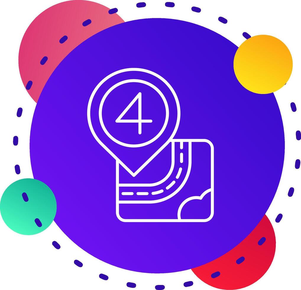 Four Abstrat BG Icon vector