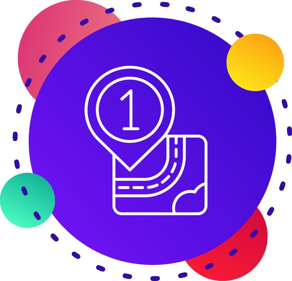 One Abstrat BG Icon vector
