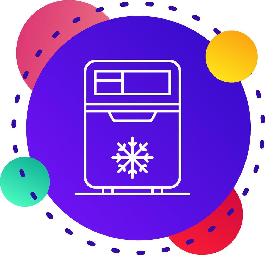 refrigerador abstraer bg icono vector