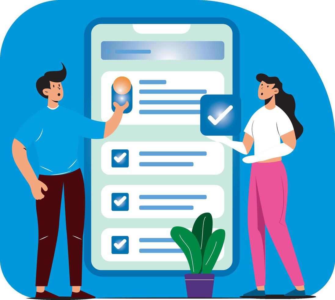 UX UI design. App interface improvement for user. Modern technology concept. Isolated vector illustration in flat style