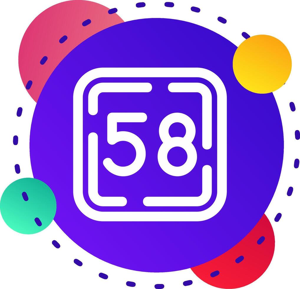 Fifty Eight Abstrat BG Icon vector