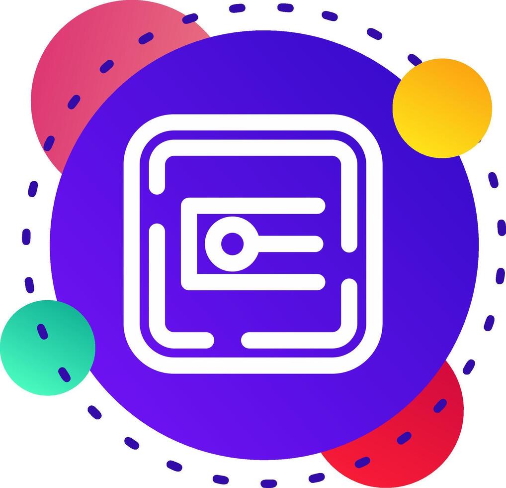 Endpoint Abstrat BG Icon vector