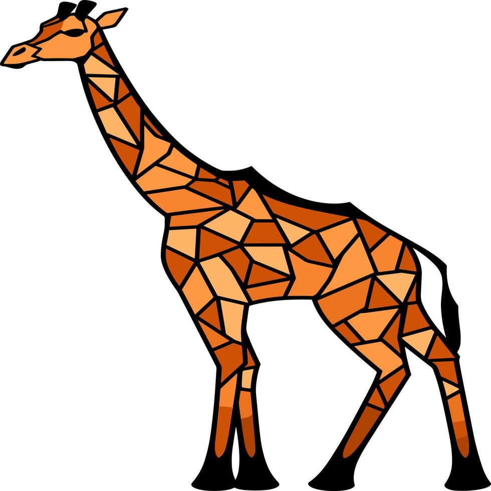 jirafa piel sin costura vector patrón, animal impresión mano dibujado sin costura vector modelo.
