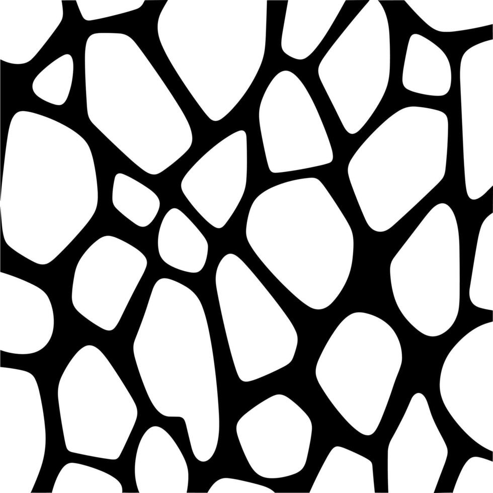 Giraffe skin seamless vector pattern, Animal Print Hand Drawn Seamless Vector Pattern.