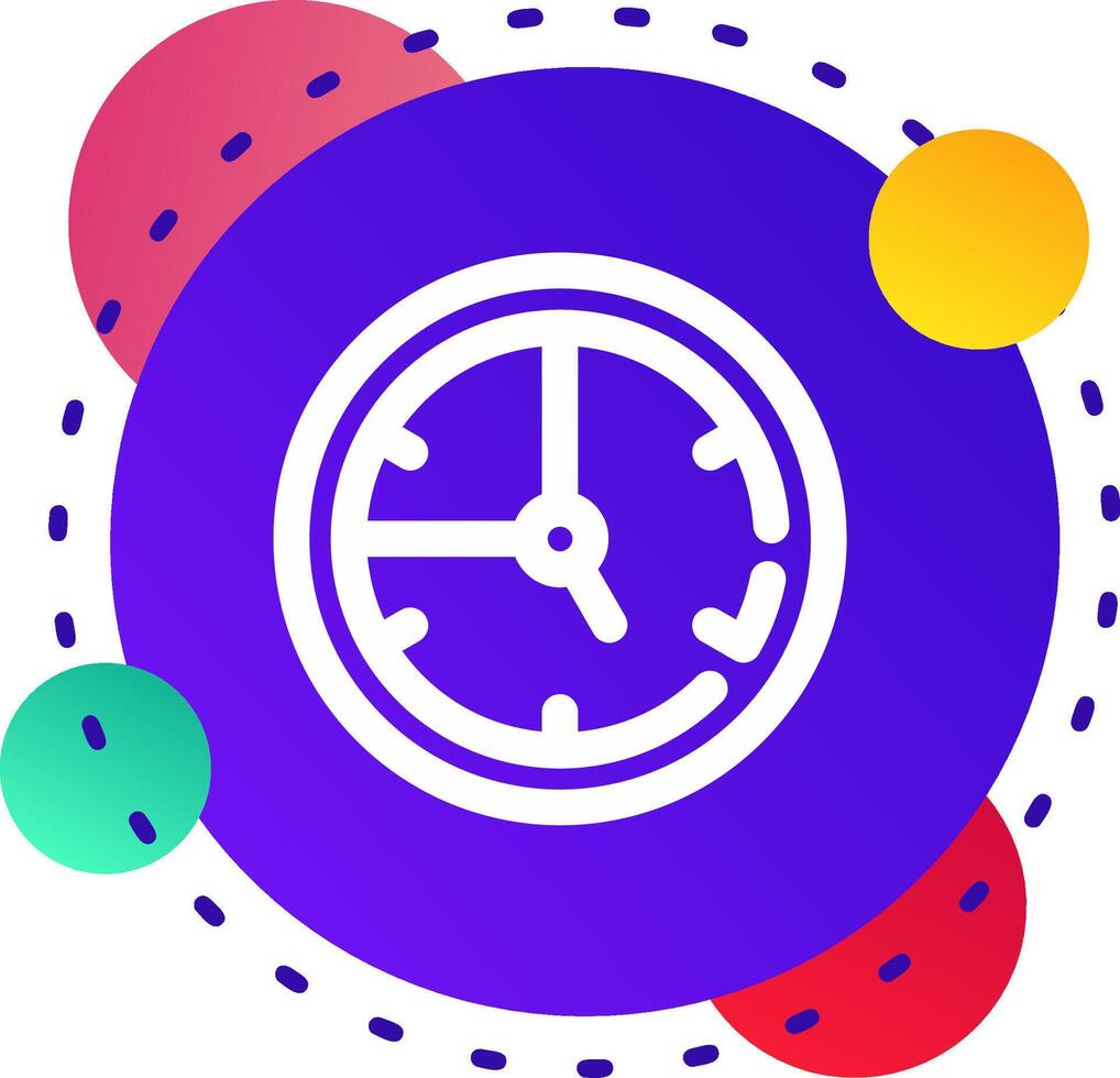 Time Abstrat BG Icon vector
