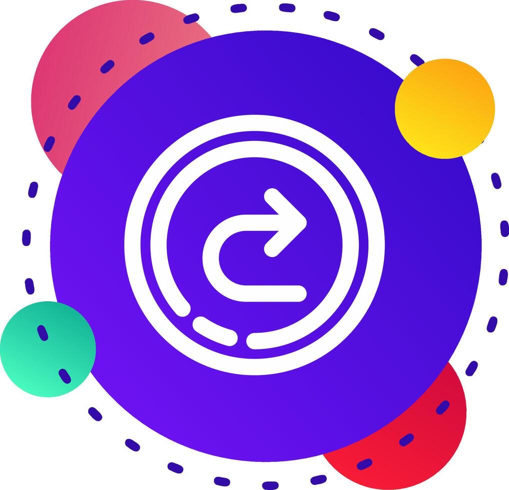 Forward Abstrat BG Icon vector
