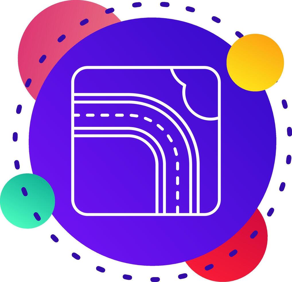 Highway Abstrat BG Icon vector