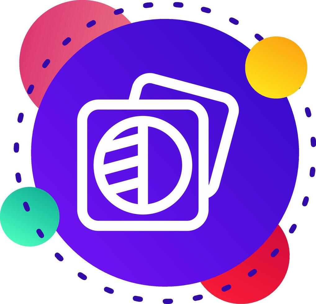 Image shadows Abstrat BG Icon vector