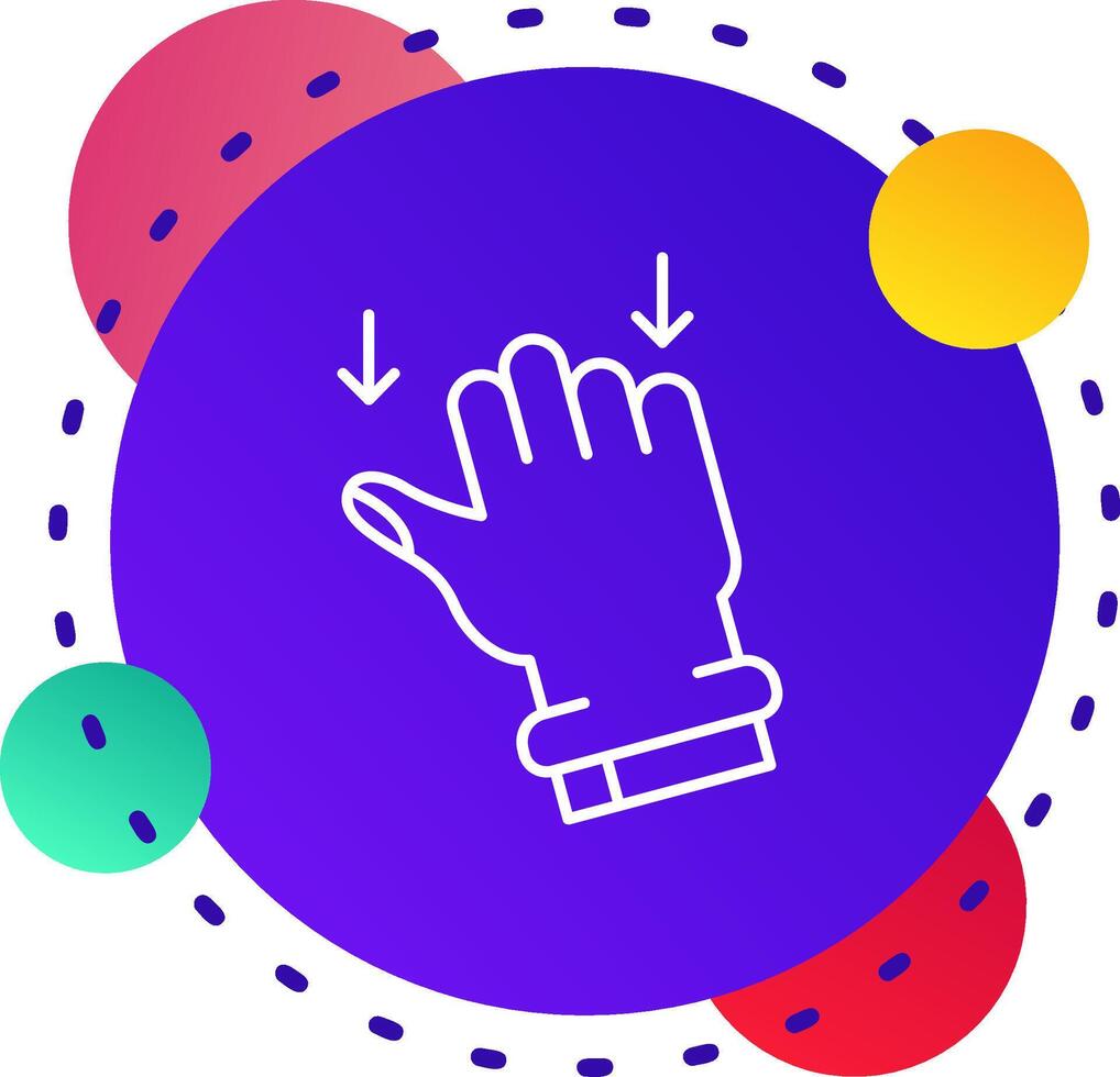 Drag Abstrat BG Icon vector