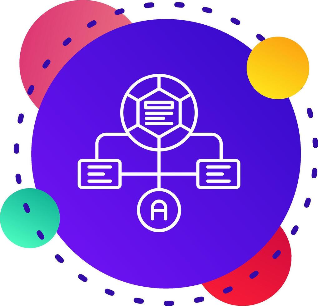 Workflow Abstrat BG Icon vector