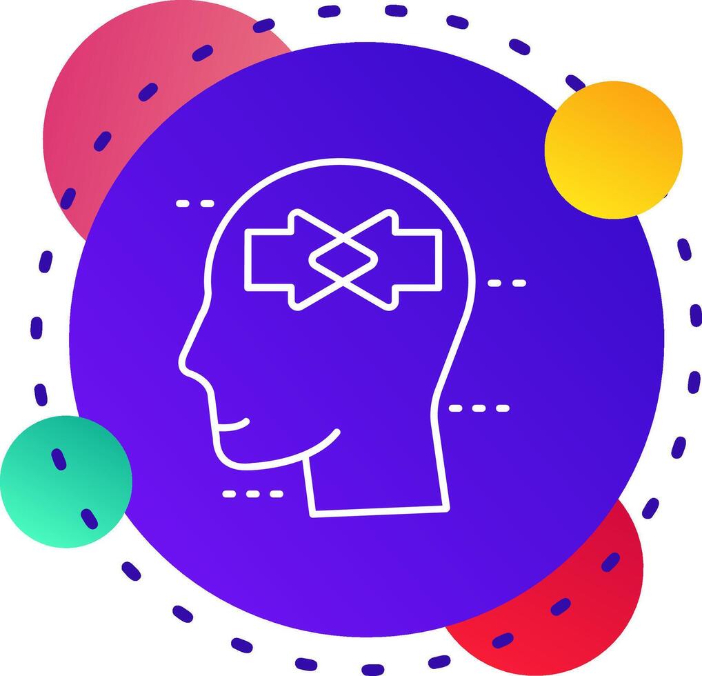 Conflict Abstrat BG Icon vector