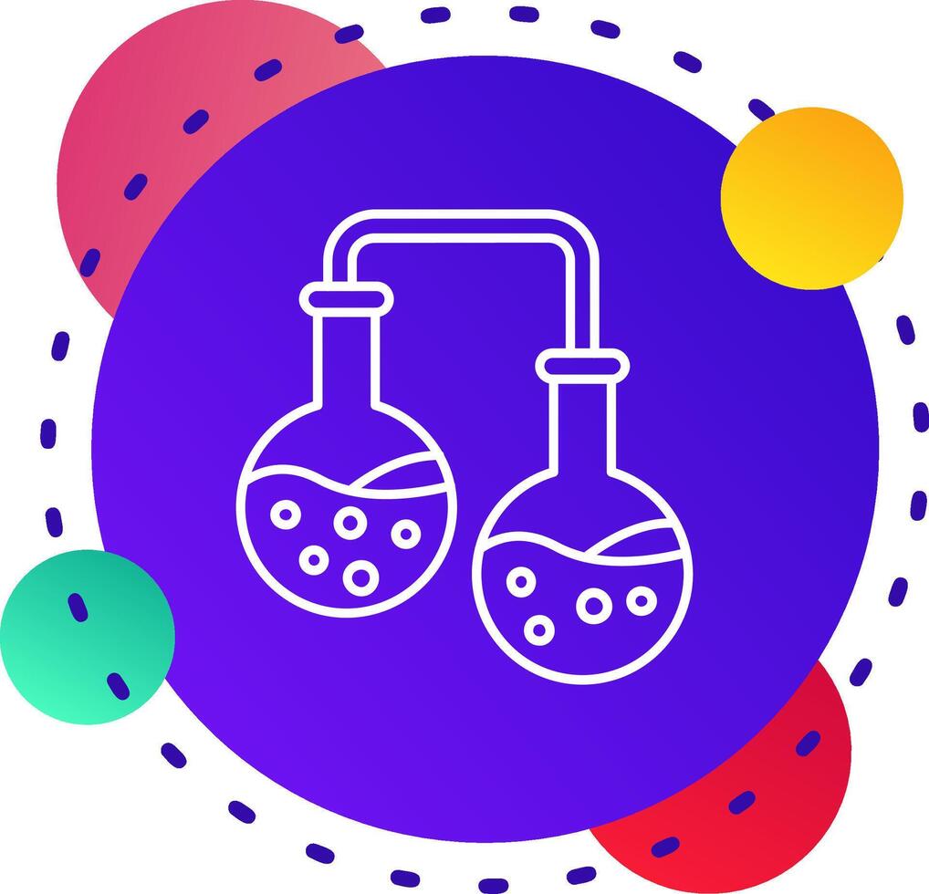 Experiment Abstrat BG Icon vector