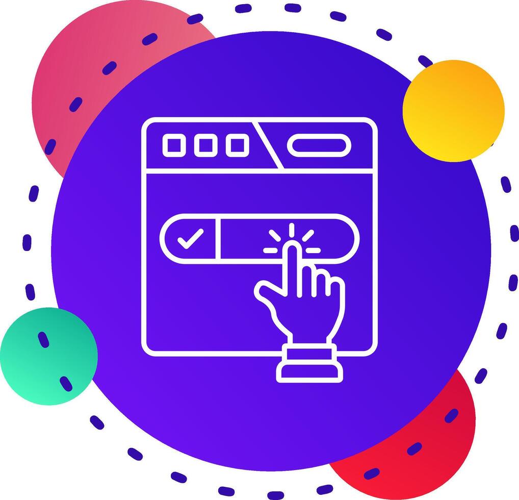 Subscribe Abstrat BG Icon vector