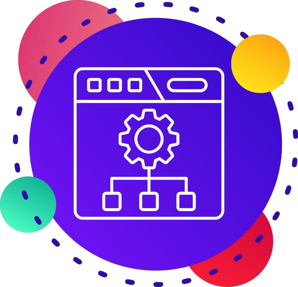 Setting Abstrat BG Icon vector