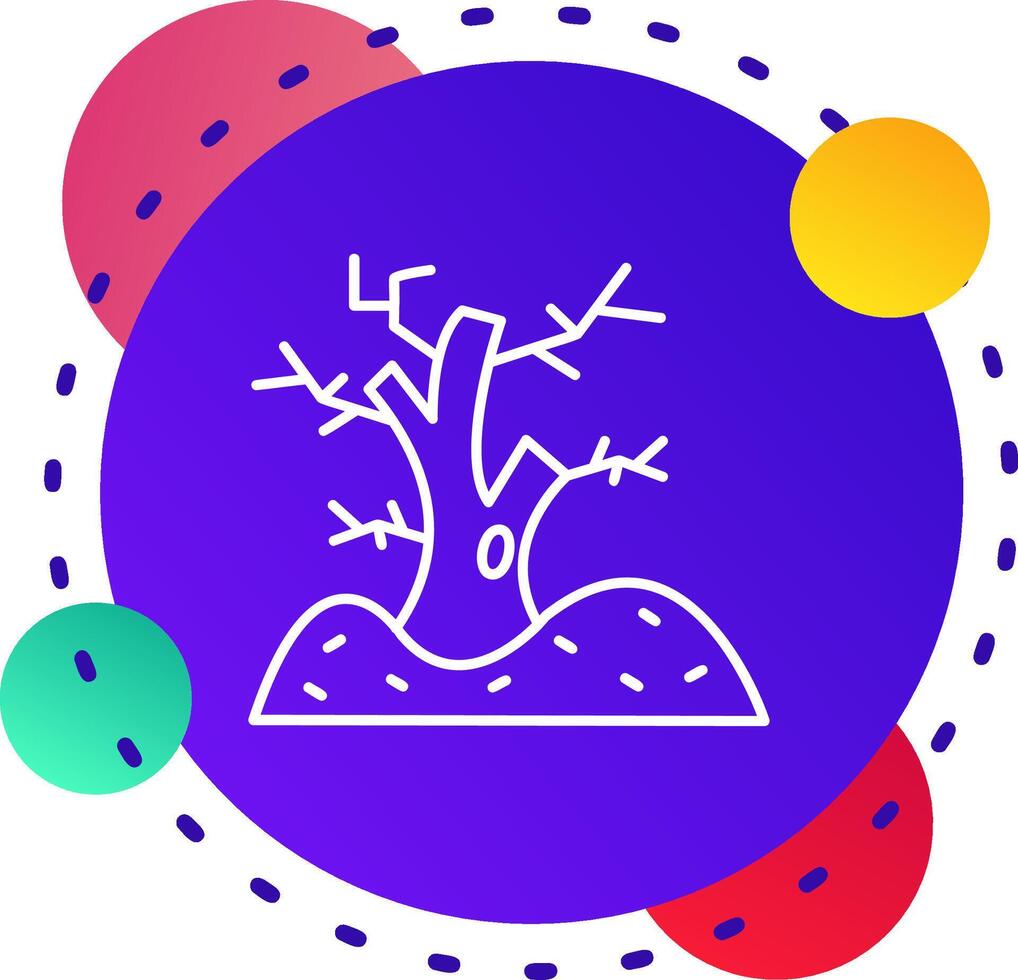 árbol abstraer bg icono vector