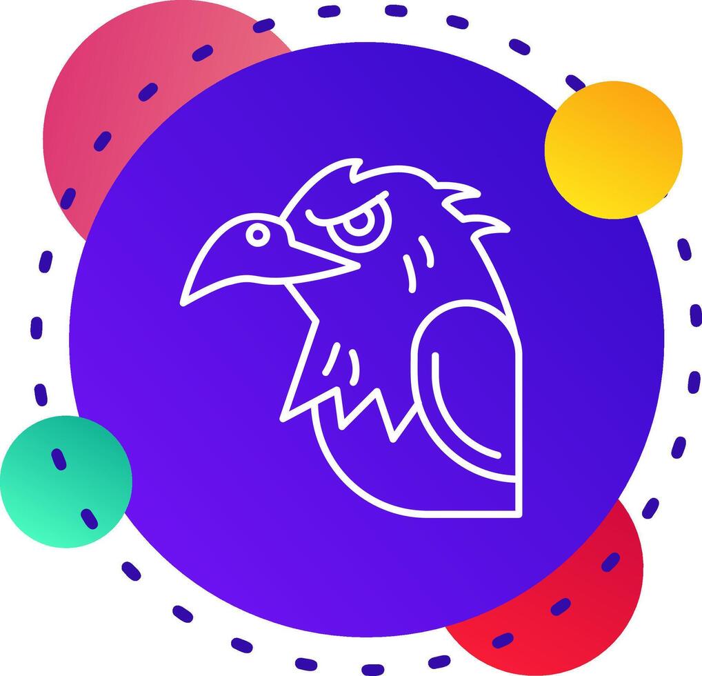 Eagle Abstrat BG Icon vector