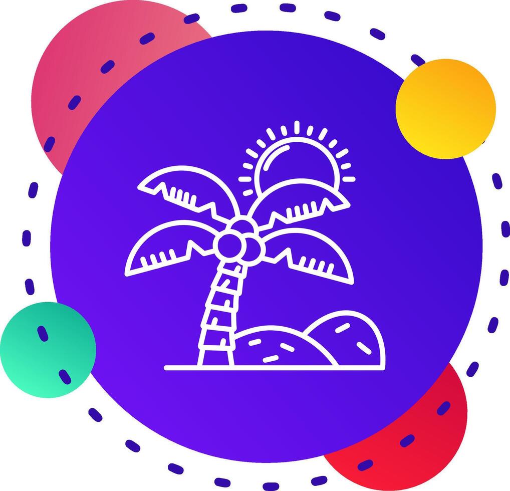 Oasis Abstrat BG Icon vector