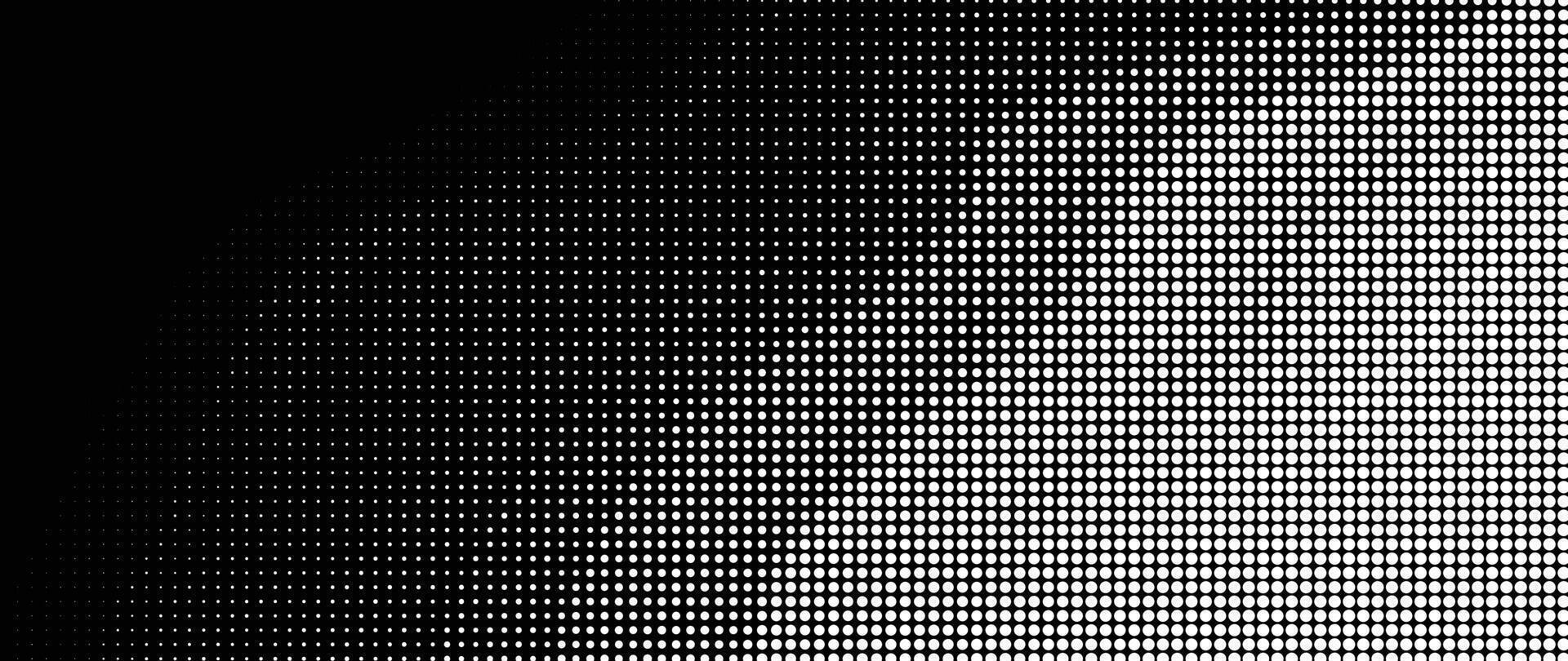 Halftone dot background pattern vector illustration. Monochrome gradient dotted modern texture and fade distressed overlay. Design for poster, cover, banner, business card, mock-up, sticker, layout.