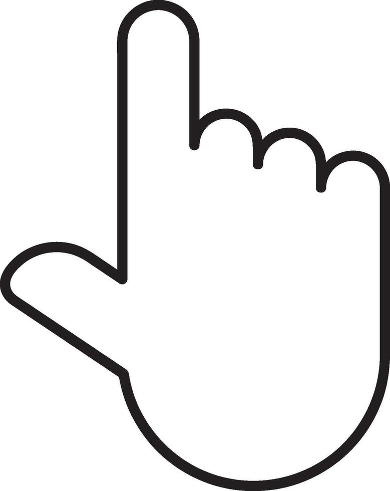 Hand click icon. Click vector icon design.