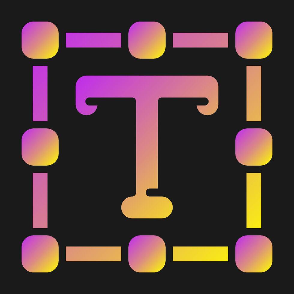 Text Tool Vector Icon