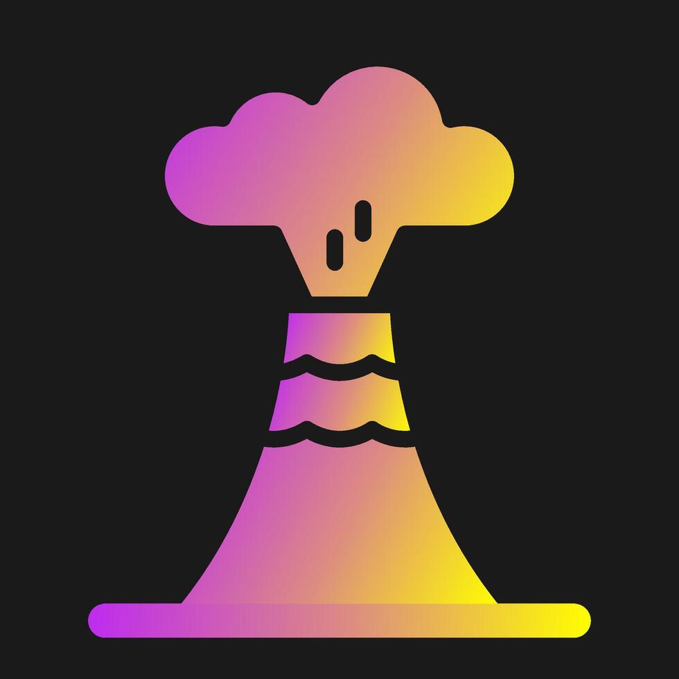 Volcano Vector Icon