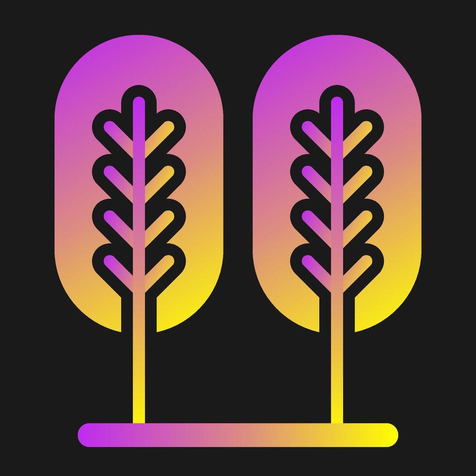 Birch tree Vector Icon