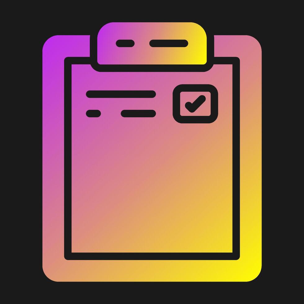 Clipboard Vector Icon