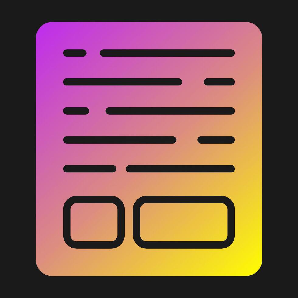 Document Vector Icon